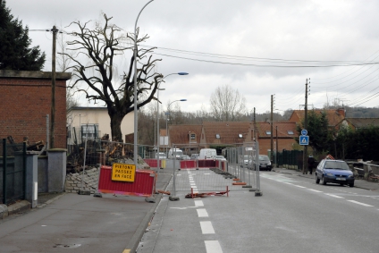L’avenue du stade à sens unique, le temps des travaux