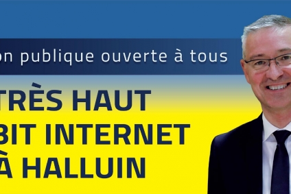 Réunion publique sur l’arrivée du très haut débit à Halluin