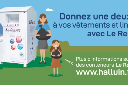 Conteneurs textiles Le RELAIS