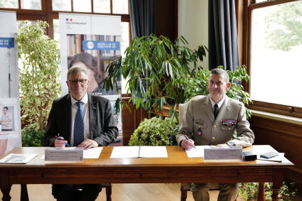 Signature de la convention en soutien à la réserve opérationnelle